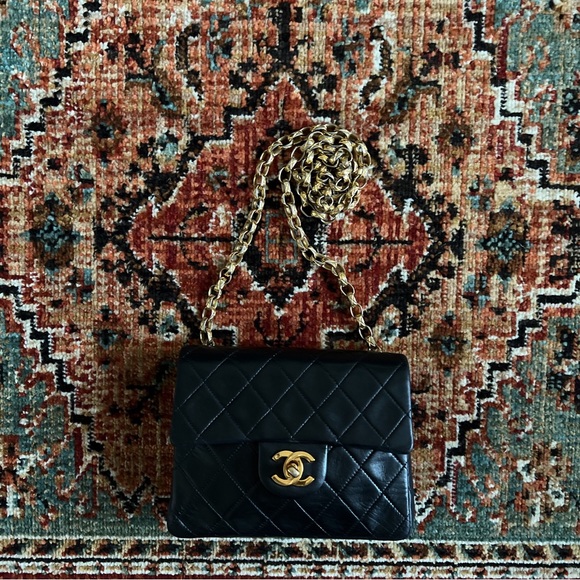 SOLD**Chanel Vintage Classic Mini Bijoux Chain Single Flap Bag - Picture 5 of 14